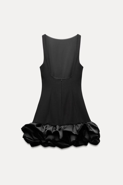 Robe Courte À Volants Avec Coupe Ajustée Pour Femme | Idéale Pour Les Événements Et Sorties