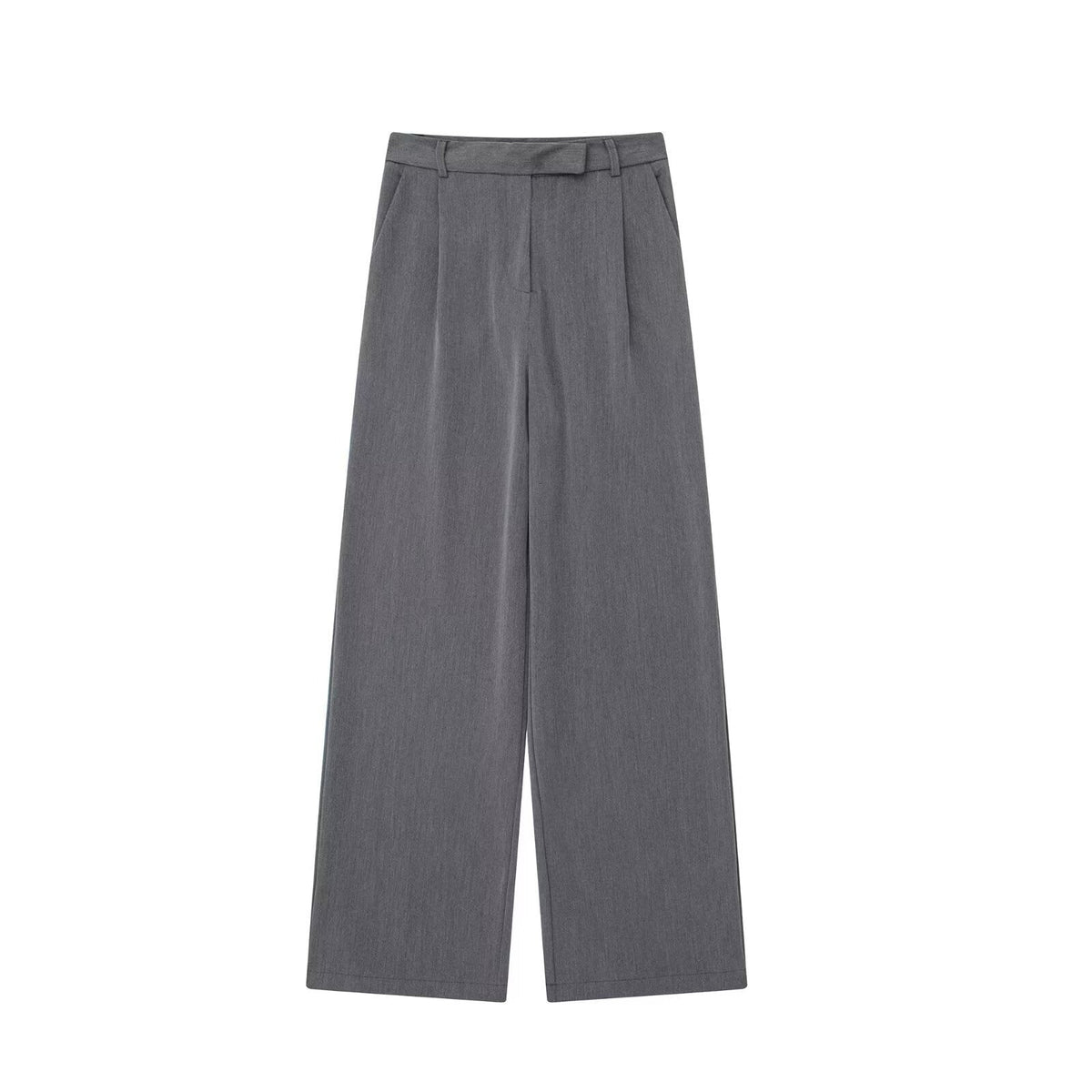 Pantalon Large Taille Moyenne Pour Femme | Idéal Pour Usage Quotidien Et Professionnel