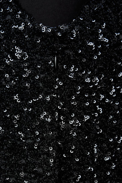 Robe Maxi Avec Dos Ouvert Et Détails À Paillettes Pour Femme | Idéale Pour Les Galas Et Soirées