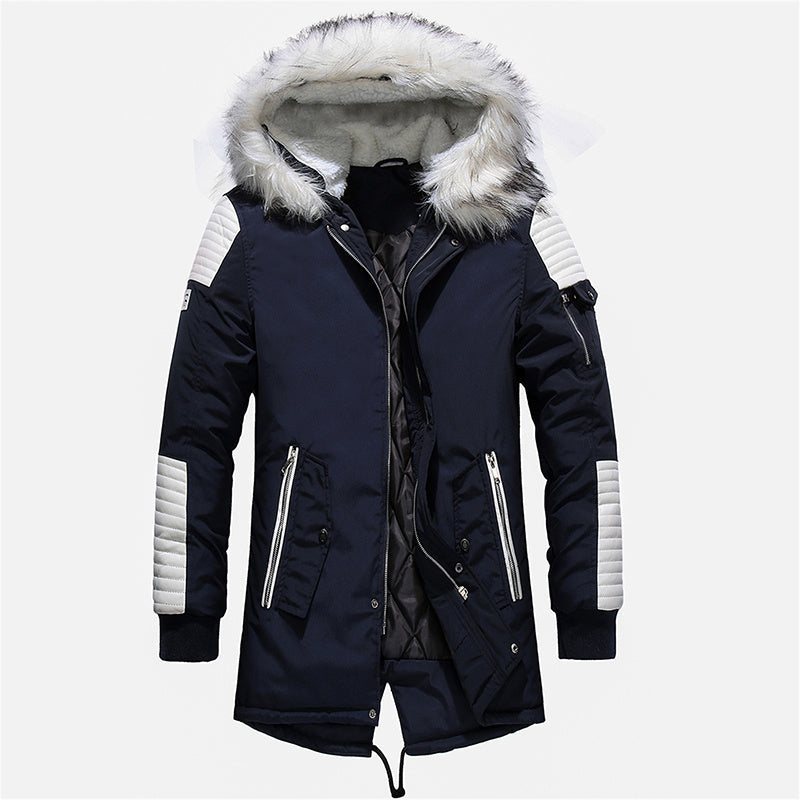 Manteau d’Hiver avec Capuche Amovible et Poches pour Homme | Idéal pour l’Hiver