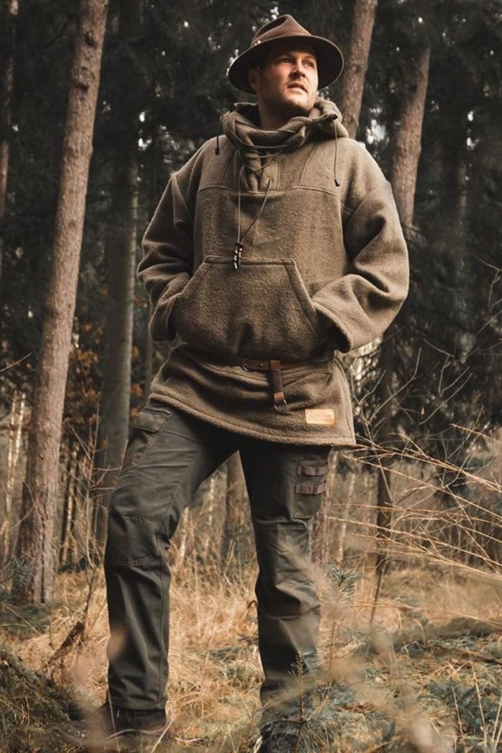 Veste D’extérieur avec Capuche Et Poche Frontale pour Adultes | Idéale pour L’hiver Et Les Activités En Plein Air