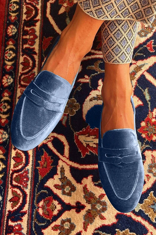 Mocassins Patchwork À Bout Rond pour Femmes | Idéaux pour Le Quotidien Et Les Sorties Décontractées