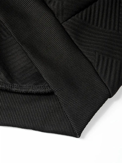 Ensemble Survêtement Texturé avec Capuche et Cordon de Serrage pour Homme | Idéal pour Usage Quotidien