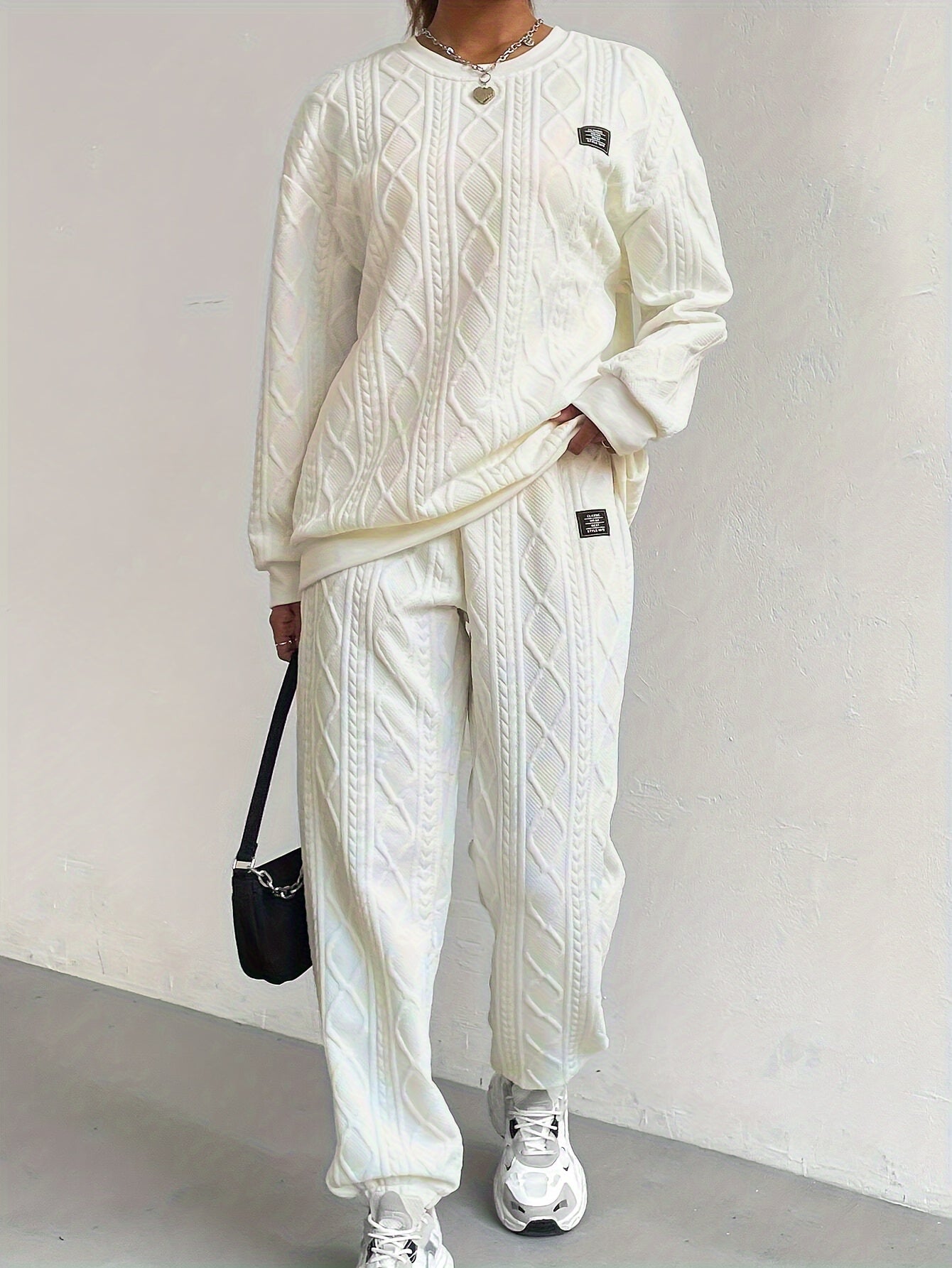 Ensemble Top et Pantalon à Coupe Large pour Femme | Idéal pour les Moments Décontractés