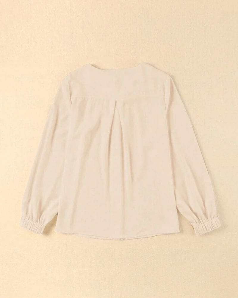 Chemise À Manches Lanterne Avec Boutons Pour Femmes | Idéal Pour Le Printemps