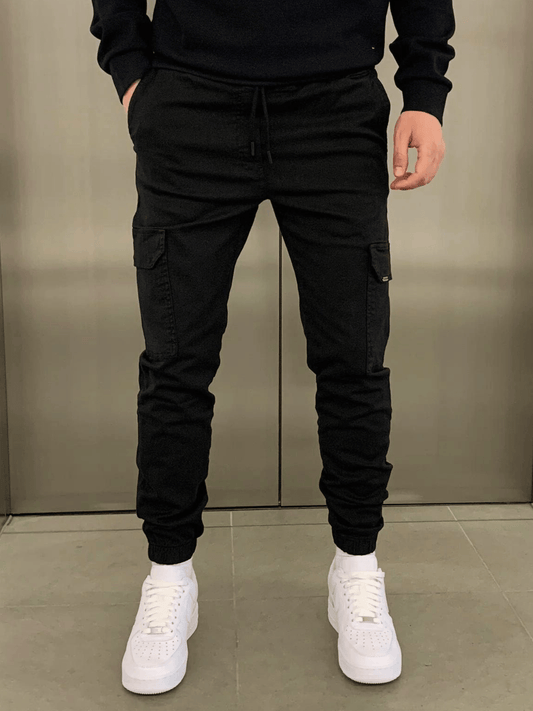 Pantalon Cargo Jogger avec Taille Élastique et Poches Multiples pour Homme | Idéal pour un Usage Quotidien