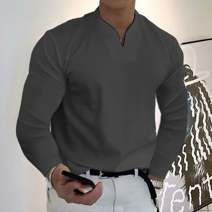 Chemise à Manches Longues avec Fermeture Boutonnée pour Homme | Idéal pour le Bureau et le Quotidien