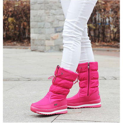 Bottes D’Hiver avec Semelle Antidérapante pour Femme | Idéales pour Temps Froid