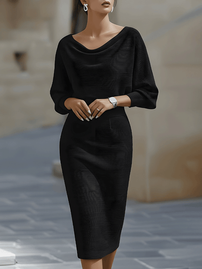 Robe Midi à Coupe Ajustée pour Femme | Idéale pour Journées d’Été et Sorties Quotidiennes