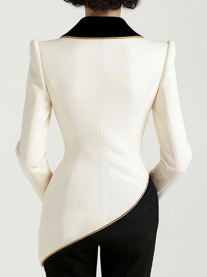 Blazer Cintré à Coupe Légèrement Ample pour Femme | Idéal pour Bureau et Occasions Casual