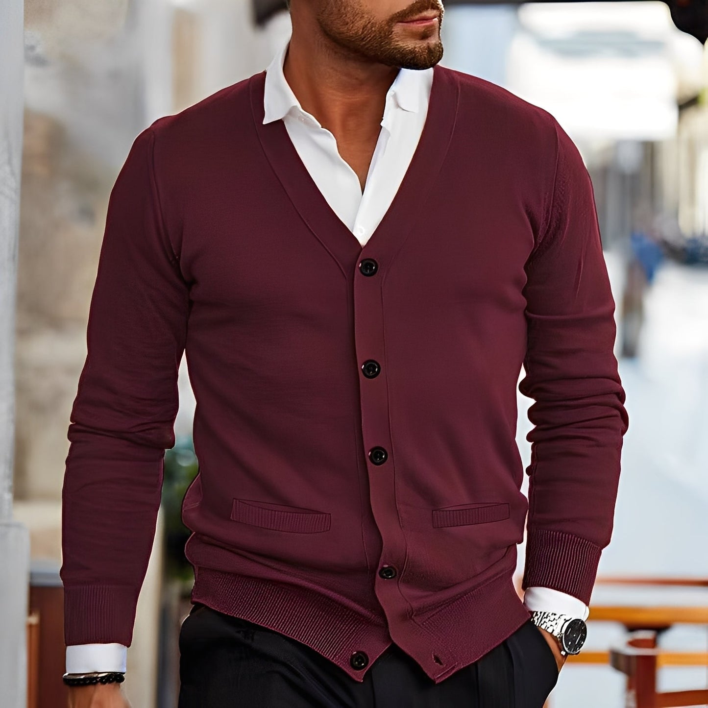 Gilet Homme à Coupe Classique pour Usage Quotidien | Idéal pour Diverses Occasions