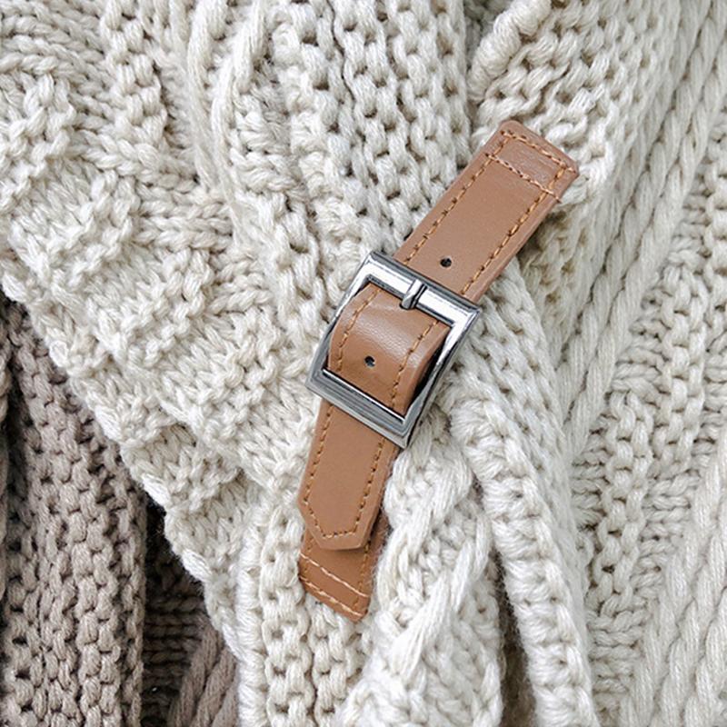 Châle Trinagle Doux avec Boucle pour Femme | Idéal pour l’Hiver