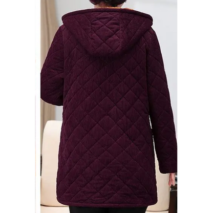 Veste Matelassée Avec Doublure Polaire Et Manches Longues Pour Femme | Idéale Pour La Saison Automne-Hiver