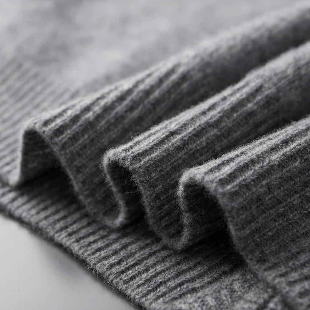 Veste Zippée avec Coupe Ajustée et Détails Côtelés pour Hommes | Idéale pour Automne et Hiver