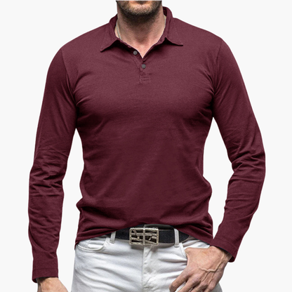 Polo Slim Fit à Manches Longues pour Homme | Idéale pour un Usage Quotidien et Semi-Formel