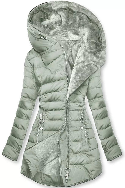 Manteau Long d’Hiver avec Capuche pour Femme | Idéal pour la Saison Froide