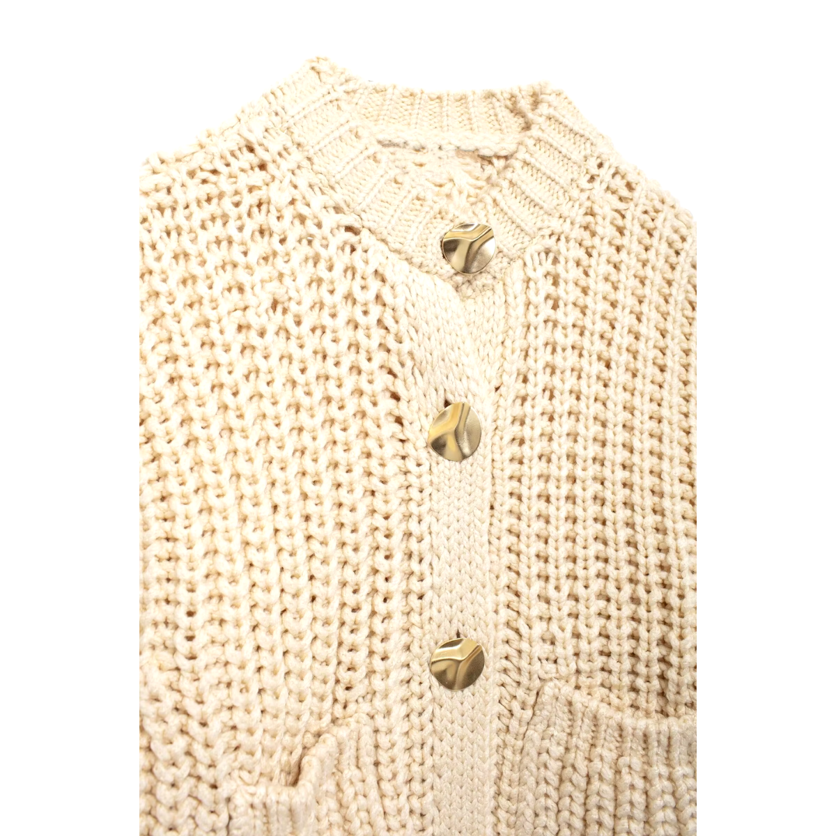 Gilet Court En Maille Avec Fermeture À Boutons Pour Femme | Idéal Pour La Superposition