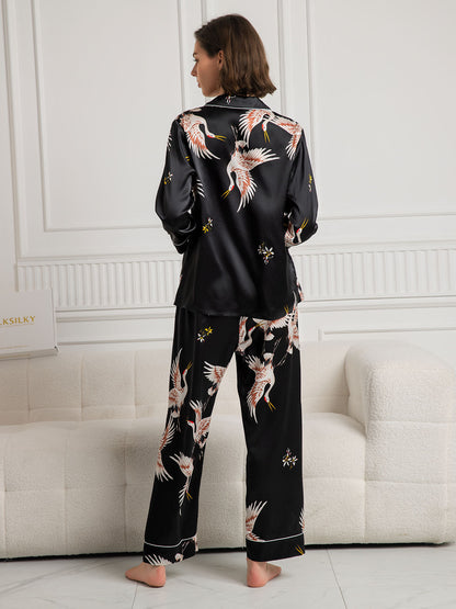 Ensemble De Pyjama 2 Pièces avec Bordure Contrastée pour Femme | Idéal pour Le Sommeil Et La Détente À La Maison