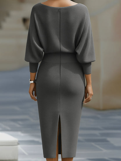 Robe Midi à Coupe Ajustée pour Femme | Idéale pour Journées d’Été et Sorties Quotidiennes