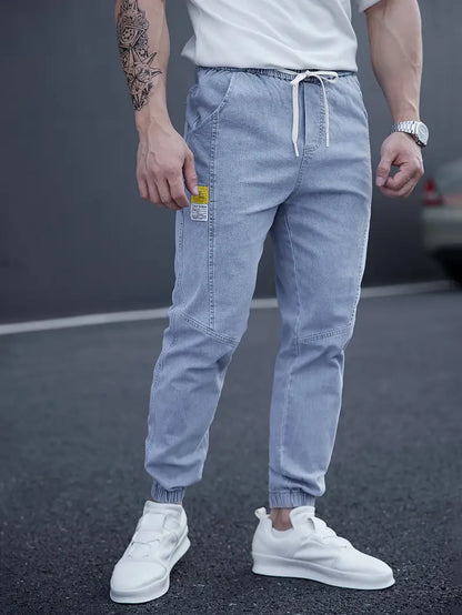 Pantalon À La Cheville Avec Taille Élastique Et Poches Multiples Pour Hommes | Idéal Pour Les Tenues Quotidiennes