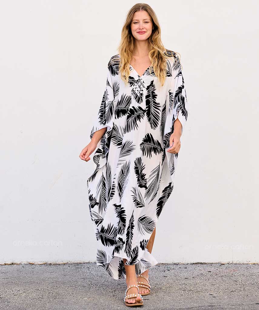 Caftan Ample à Coupe Fluide pour Femme | Idéal pour les Journées Décontractées et les Sorties Estivales
