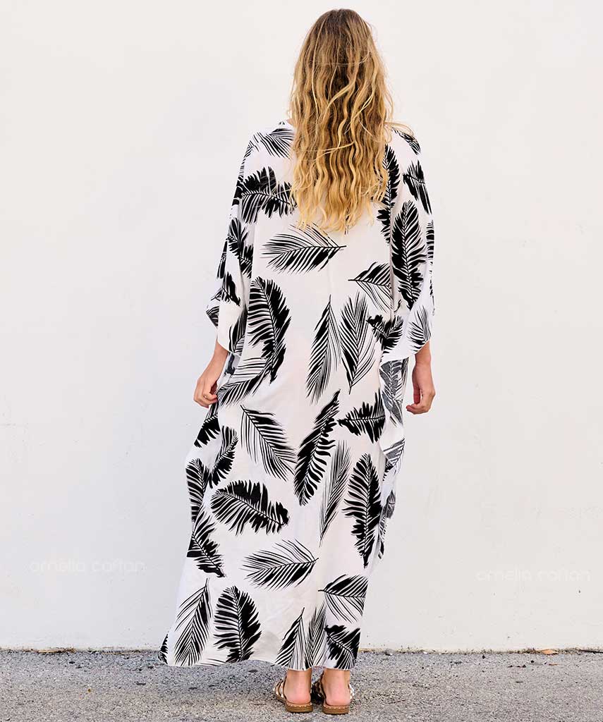 Caftan Ample à Coupe Fluide pour Femme | Idéal pour les Journées Décontractées et les Sorties Estivales