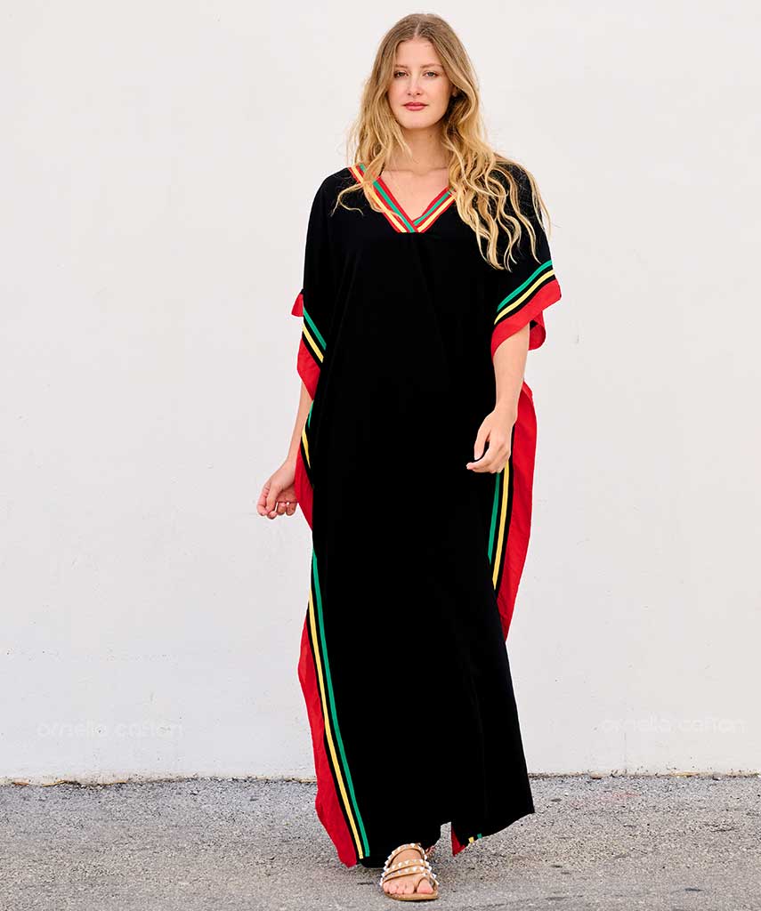 Caftan Ample à Coupe Fluide pour Femme | Idéal pour les Journées Décontractées et les Sorties Estivales