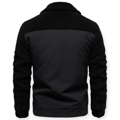Veste Isolée avec Doublure Et Fermeture À Pression pour Hommes | Idéale pour Les Journées Froides