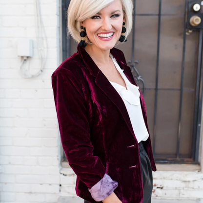 Blazer Structuré à Coupe Cintrée pour Femme | Idéal pour le Travail et le Quotidien