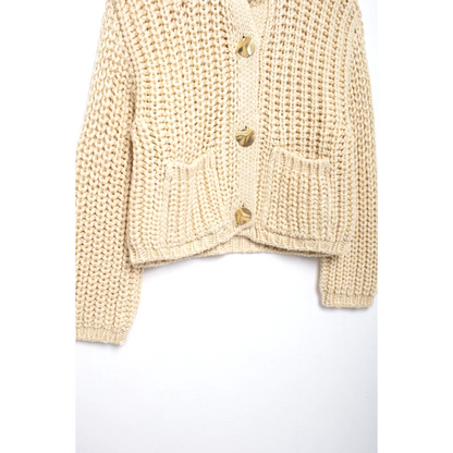 Gilet Court En Maille Avec Fermeture À Boutons Pour Femme | Idéal Pour La Superposition