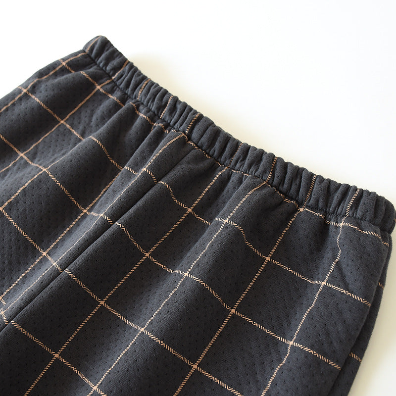 Pyjama Matelassé pour Homme avec Haut à Manches Longues et Pantalon | Idéal pour l’Hiver