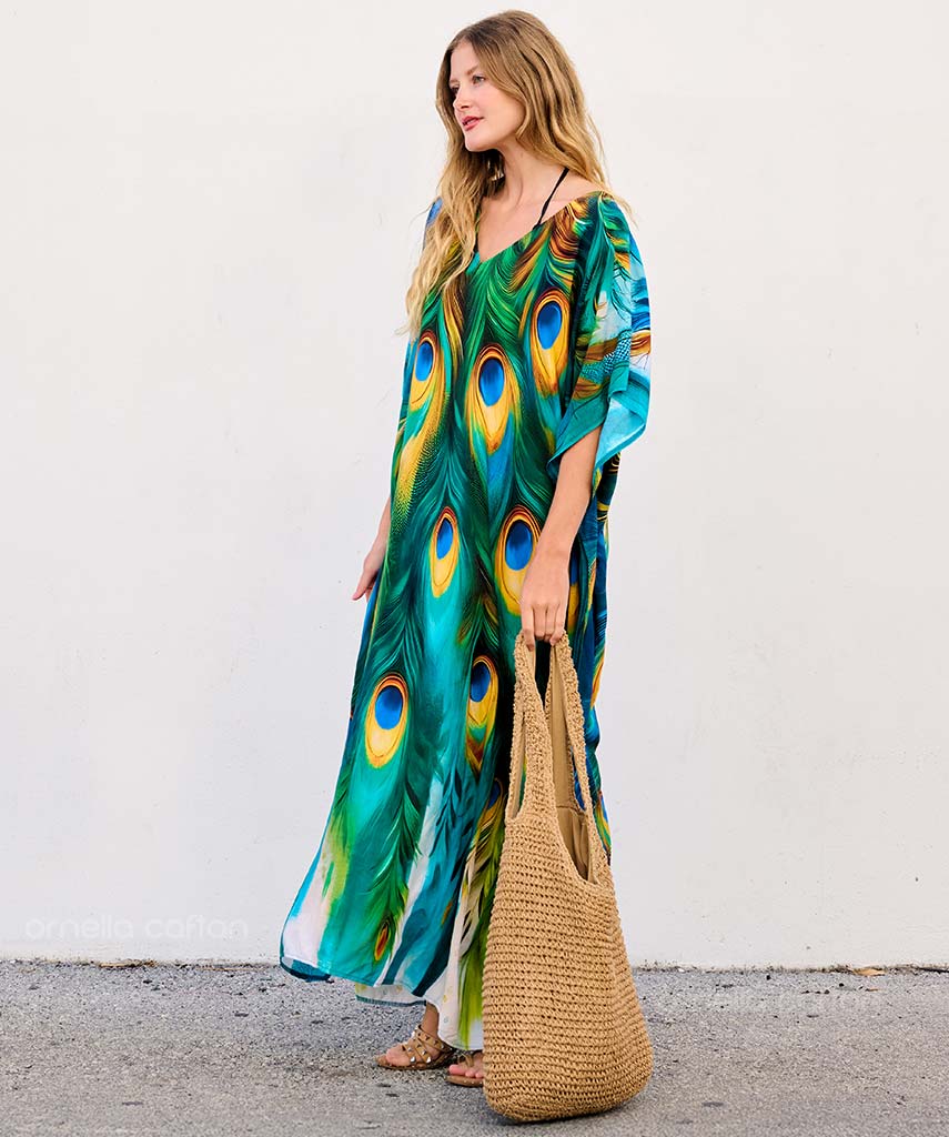 Caftan Ample à Coupe Fluide pour Femme | Idéal pour les Journées Décontractées et les Sorties Estivales