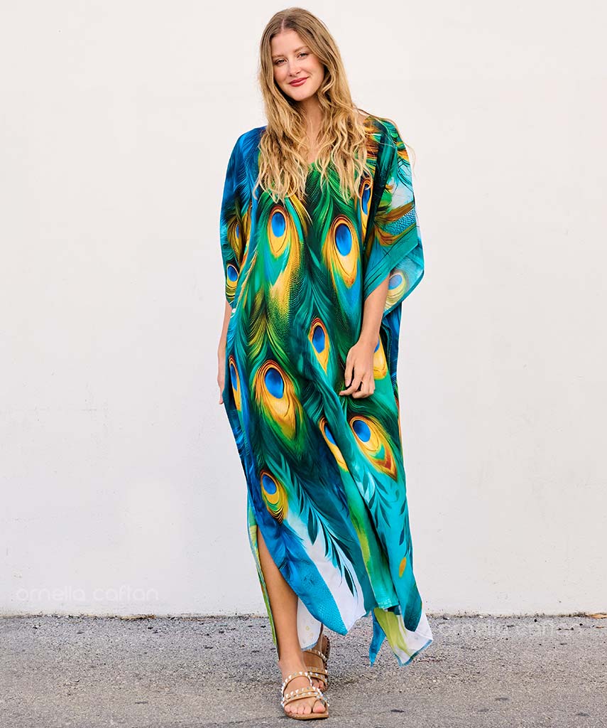 Caftan Ample à Coupe Fluide pour Femme | Idéal pour les Journées Décontractées et les Sorties Estivales