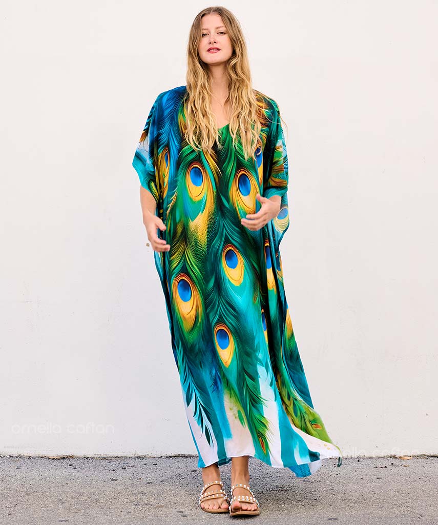Caftan Ample à Coupe Fluide pour Femme | Idéal pour les Journées Décontractées et les Sorties Estivales