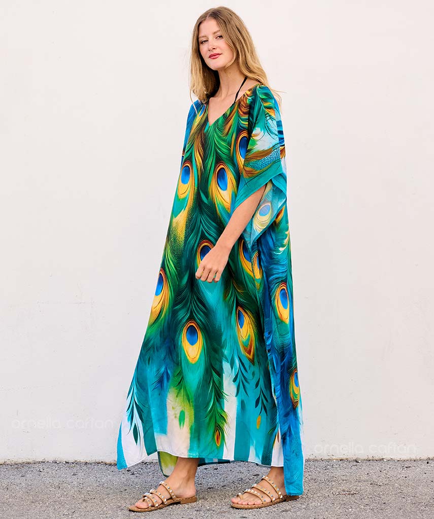 Caftan Ample à Coupe Fluide pour Femme | Idéal pour les Journées Décontractées et les Sorties Estivales