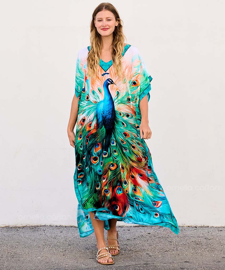 Caftan Ample à Coupe Fluide pour Femme | Idéal pour les Journées Décontractées et les Sorties Estivales