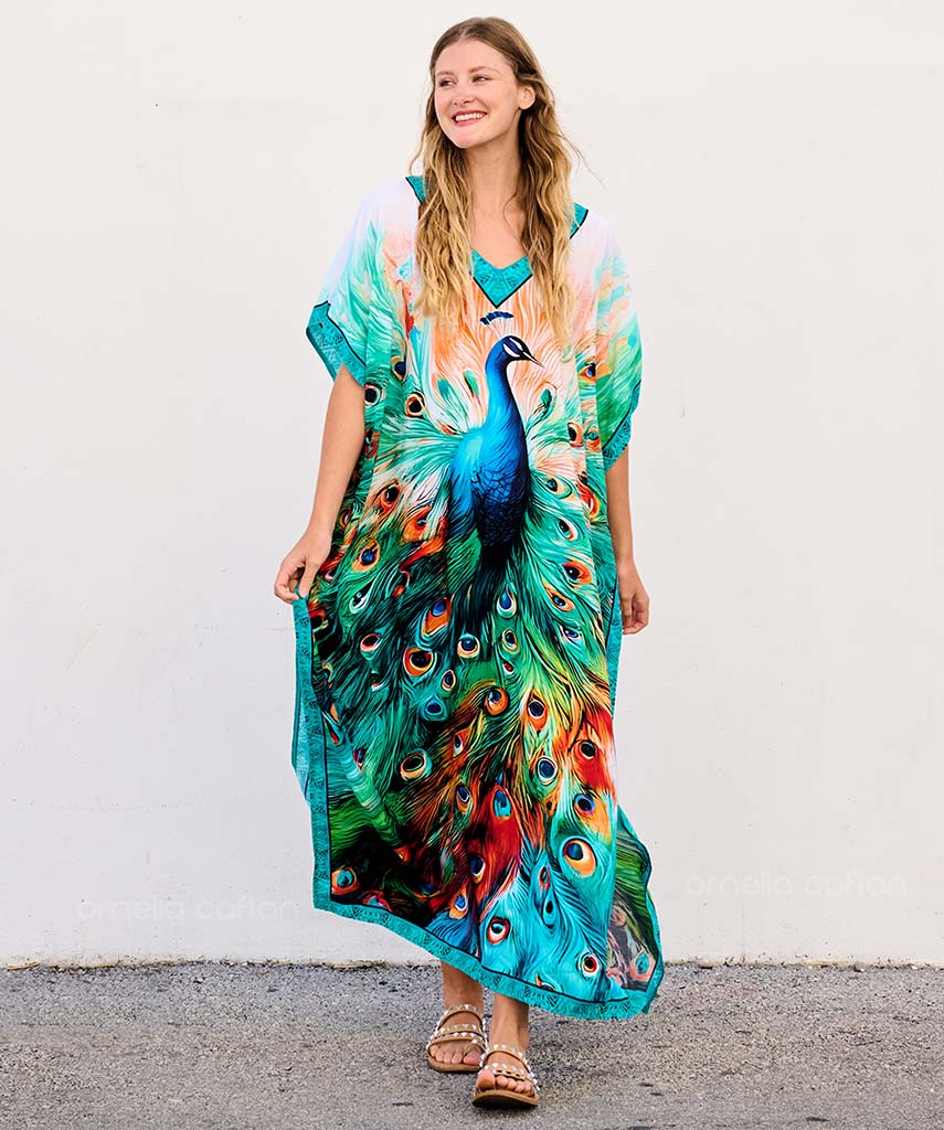 Caftan Ample à Coupe Fluide pour Femme | Idéal pour les Journées Décontractées et les Sorties Estivales