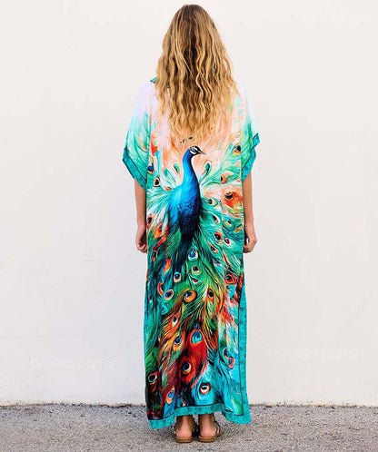 Caftan Ample à Coupe Fluide pour Femme | Idéal pour les Journées Décontractées et les Sorties Estivales