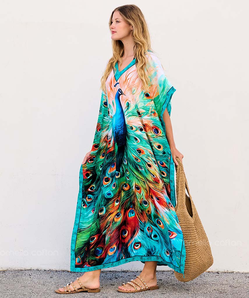 Caftan Ample à Coupe Fluide pour Femme | Idéal pour les Journées Décontractées et les Sorties Estivales