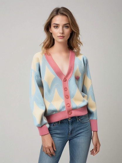 Gilet En Maille Avec Boutons Oversize Pour Femme | Idéal Pour La Superposition