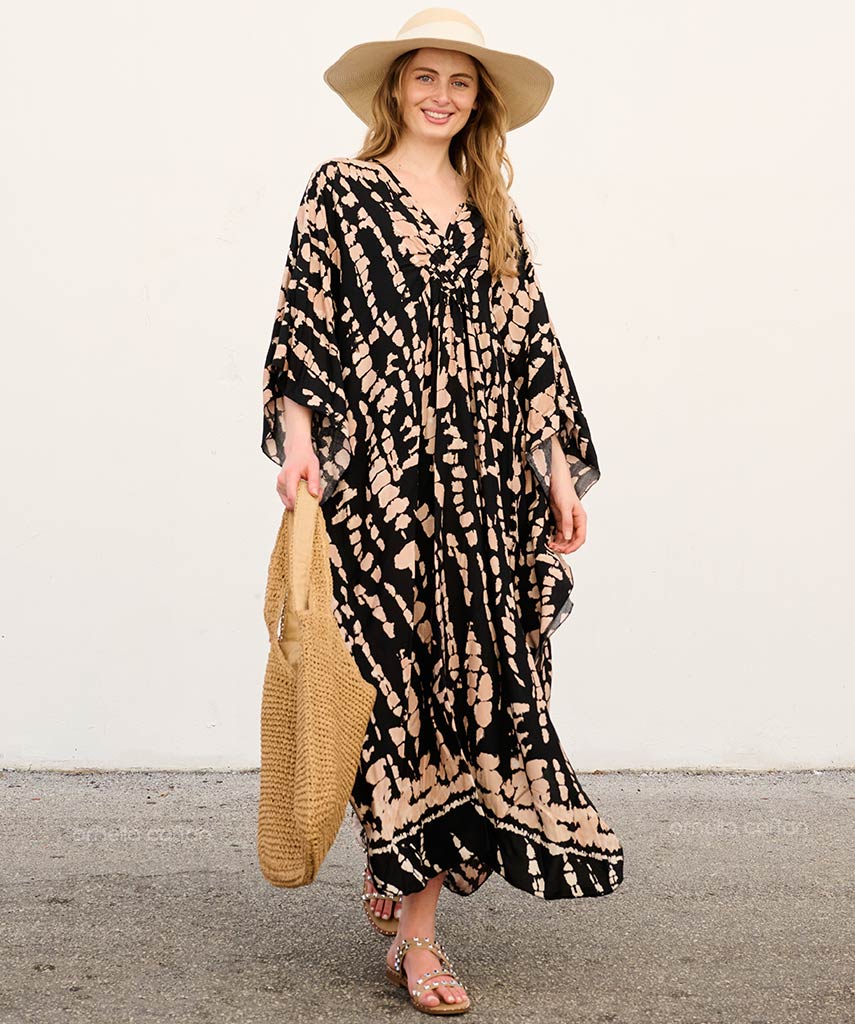 Caftan Ample À Coupe Fluide Pour Femme | Idéal Pour Les Journées Décontractées Et La Saison Chaude