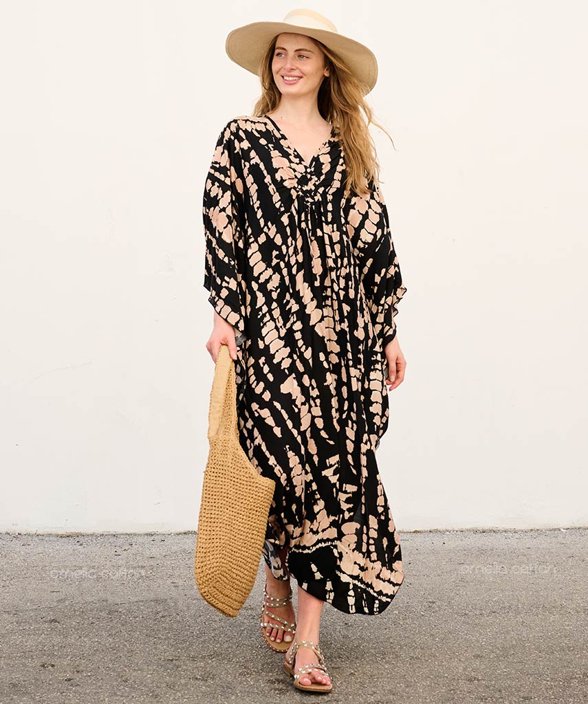 Caftan Ample À Coupe Fluide Pour Femme | Idéal Pour Les Journées Décontractées Et La Saison Chaude