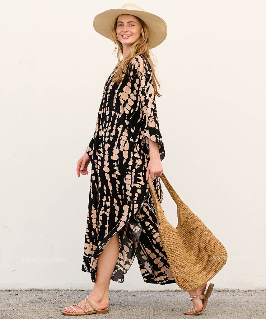 Caftan Ample À Coupe Fluide Pour Femme | Idéal Pour Les Journées Décontractées Et La Saison Chaude