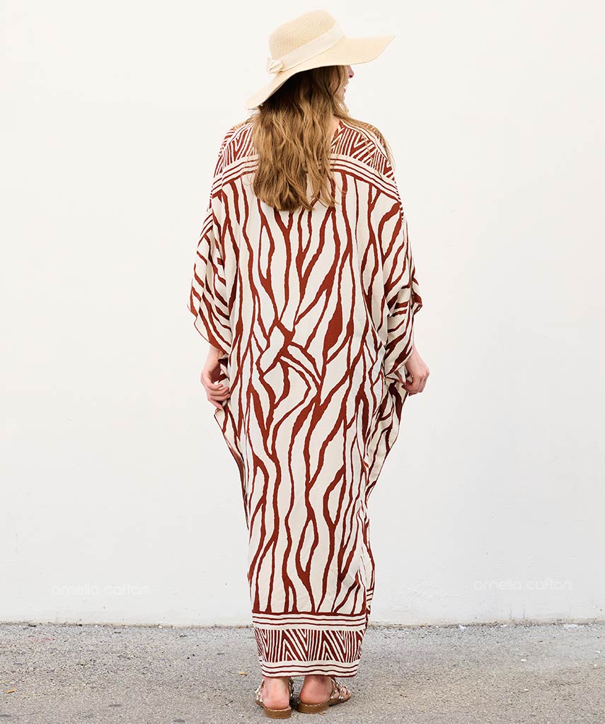 Caftan Ample À Coupe Fluide Pour Femme | Idéal Pour Les Journées Décontractées Et La Saison Chaude