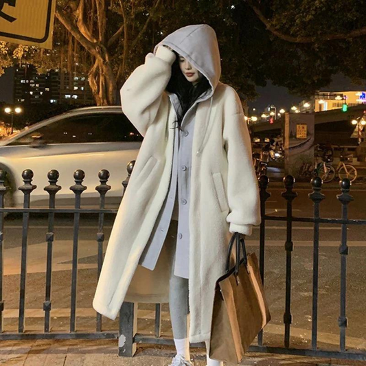 Manteau Long à Capuche pour Femme | Idéal pour l’Hiver