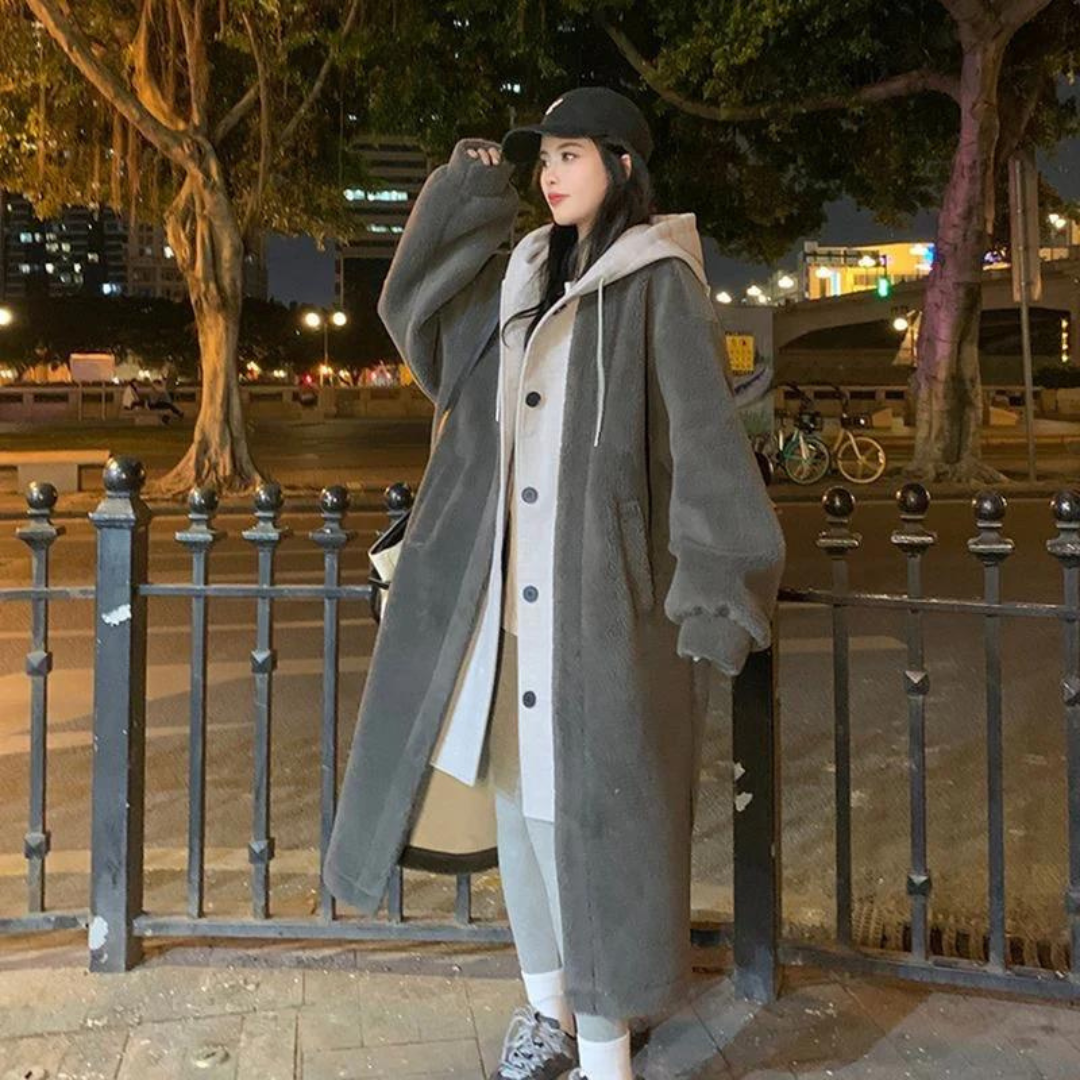 Manteau Long à Capuche pour Femme | Idéal pour l’Hiver