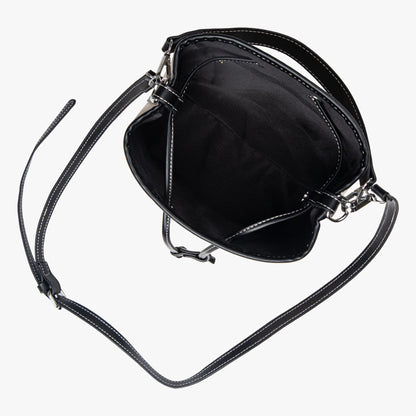 Sac Seau Bicolore Avec Cordon De Serrage Et Bandoulière Ajustable Pour Femme | Idéal Pour Usage Quotidien