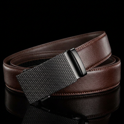 Ceinture ajustable à boucle automatique pour homme