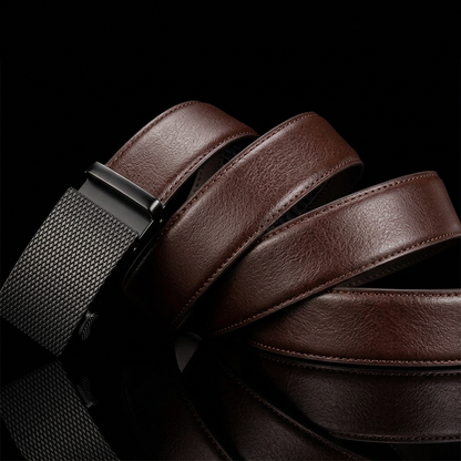 Ceinture ajustable à boucle automatique pour homme