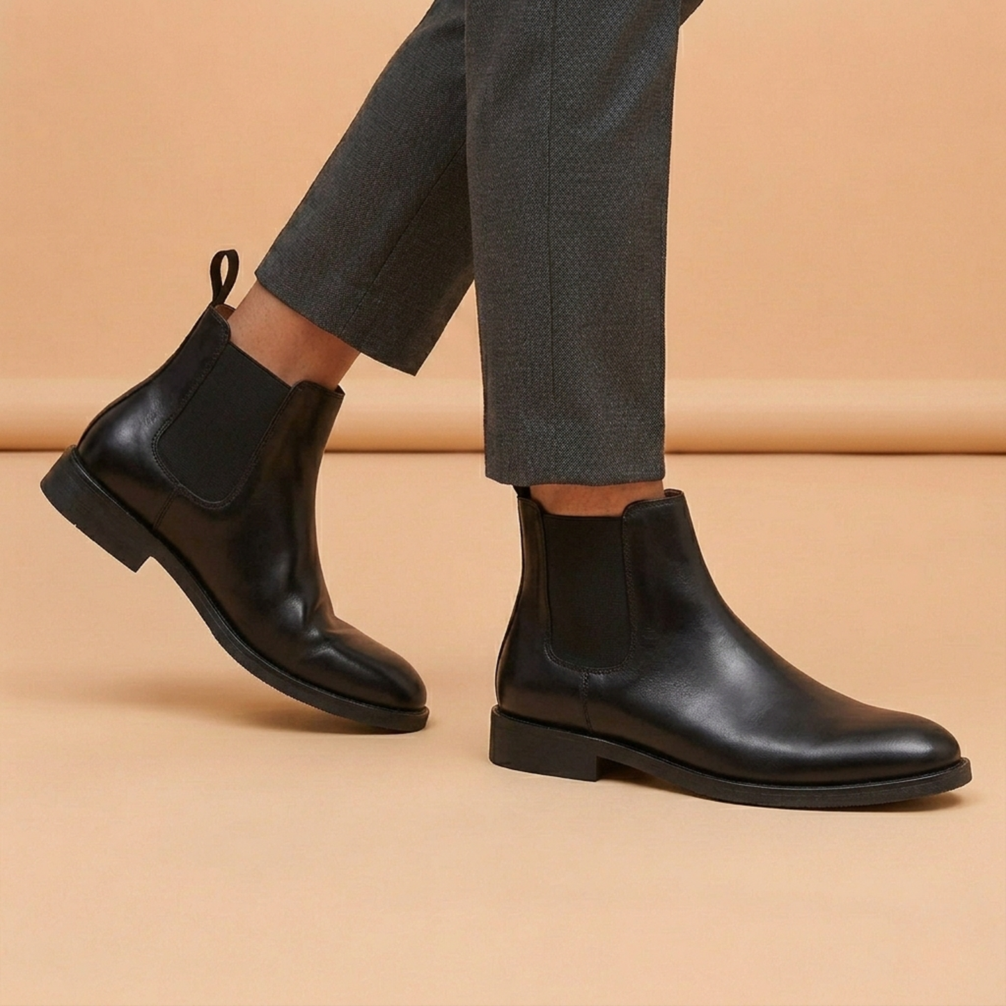 Chelsea boots pour hommes à élastiques latéraux | Idéal pour l'automne et le bureau